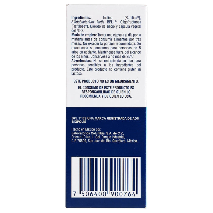 Microbiot Fit 180Mg Con 30 Capsulas (Bifidobaterium Lactis Bpl1) - WeCare Pharma