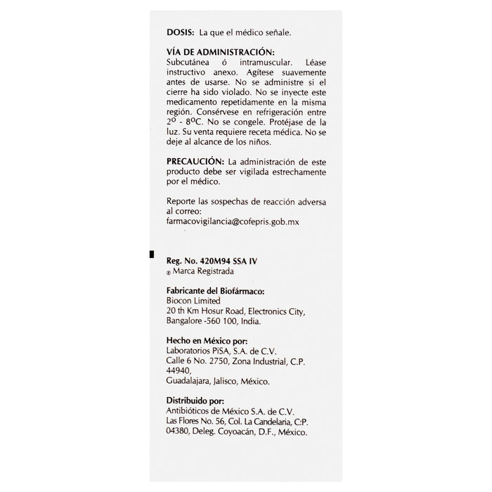 Insulina Isofana Solución Inyectable 100Ui 10Ml Amsa - WeCare Pharma