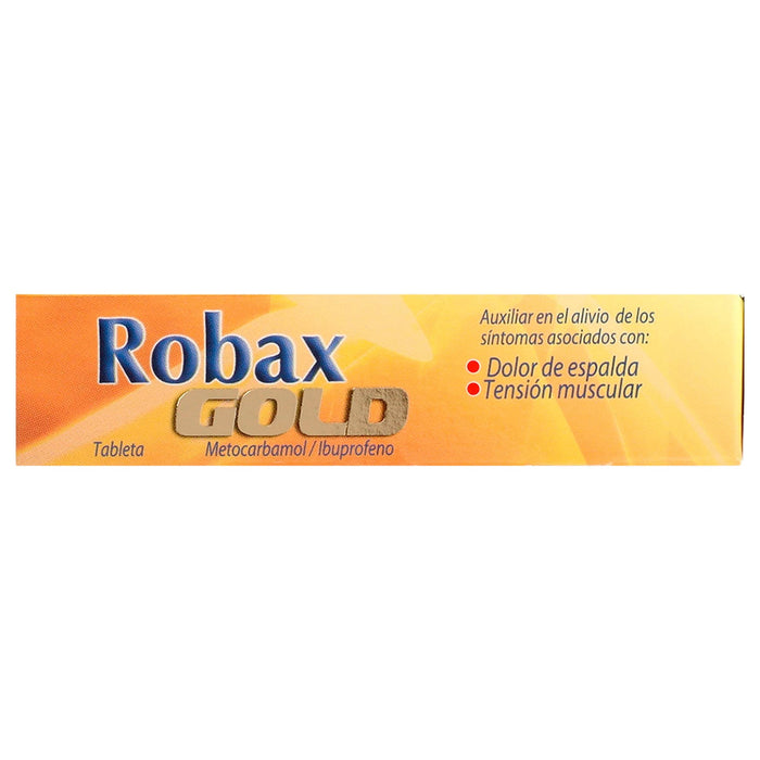 Robax Gold 500/200Mg Con 24 Tabletas (Metocarbamol/Ibuprofeno) - WeCare Pharma