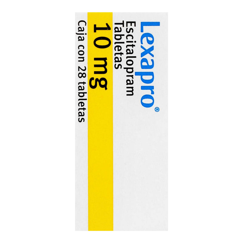 Lexapro 10Mg Con 28 Tabletas (Escitalopram) - WeCare Pharma