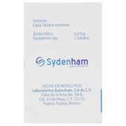 Acido Folico 5Mg Con 20 Tabletas - WeCare Pharma