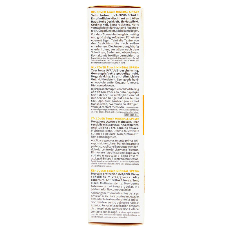 Bioderme Photoderm Cover Touch Fps50 Tono Claro 40Ml - WeCare Pharma