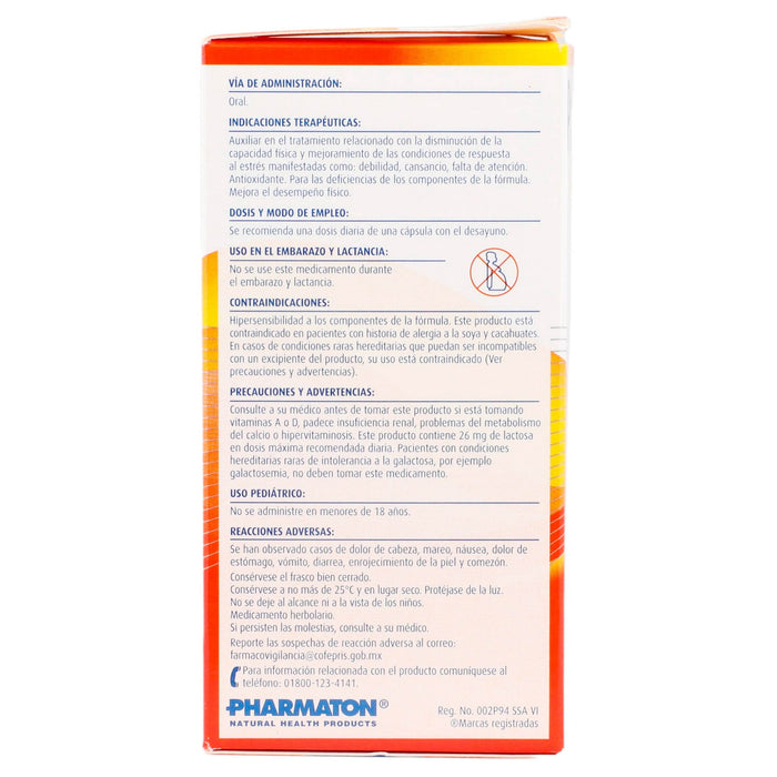 Pharmaton Con 30 Capsulas (Multivitaminas) - WeCare Pharma