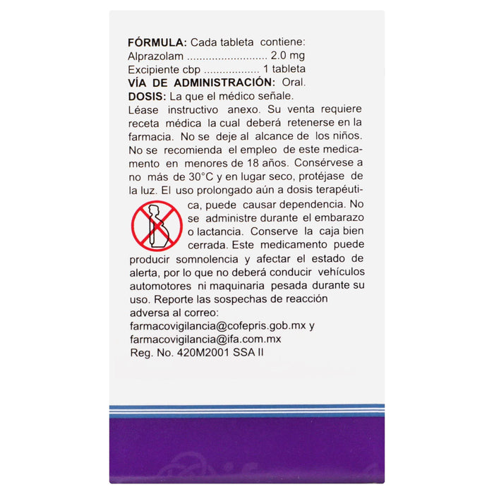 Farmapram (Alprazolam) Tabletas 2Mg Con 30 - WeCare Pharma