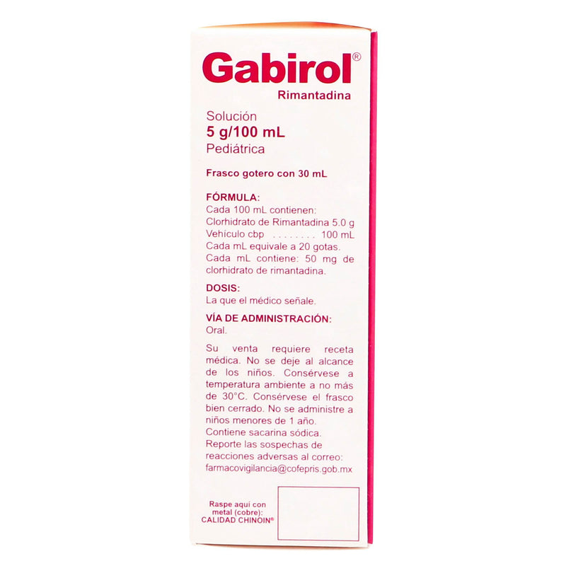Gabirol Gotas 5G/100Ml 30Ml (Rimantadina) - WeCare Pharma