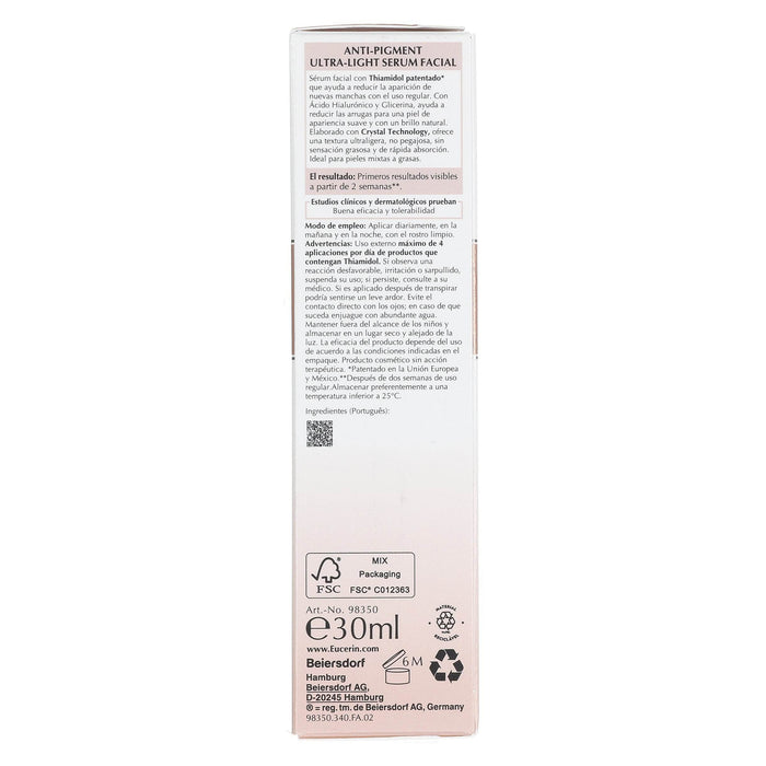 Eucerin Anti-Pigment Serum Ultra Light 30Ml - WeCare Pharma