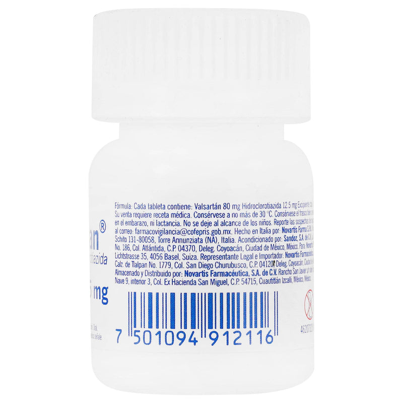 Co-Diovan 80Mg/12.5Mg Con 14 Tabletas (Valsartan/Hidroclorotiazida) - WeCare Pharma