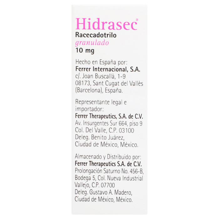 Hidrasec Sobre 10Mg Con 18 (Racecadotrilo) 4 - 7503007704573