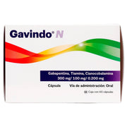 Gavindo Ncap 300Mg/100Mg/0.200Mg Con 60 (Gabapentina/Tiamina/Cinocobalamina) - WeCare Pharma