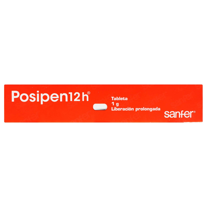 Posipen 12H 1G Con 10 Tabletas (Dicloxacilina) - WeCare Pharma