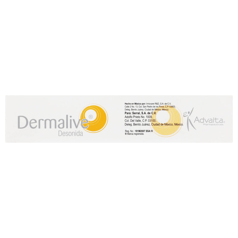 Dermalive Crema 0.05% 30G (Desonida) - WeCare Pharma