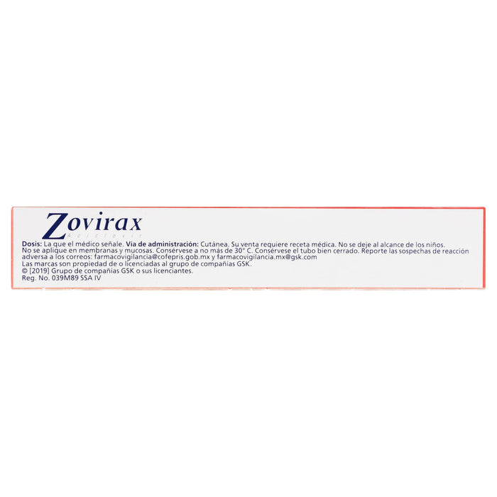 Zovirax Crema 10G (Aciclovir) - WeCare Pharma