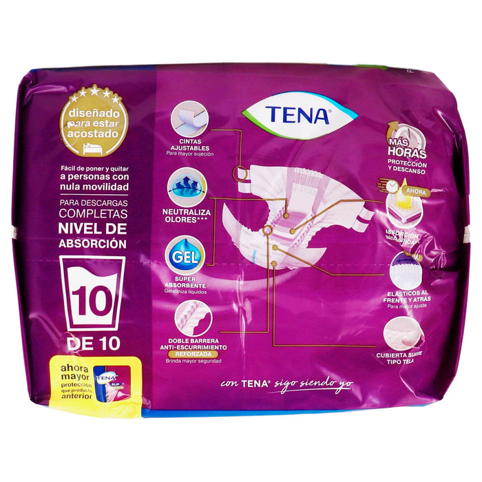 Pañal Tena Slip Nocturno Grande Con 8 - WeCare Pharma