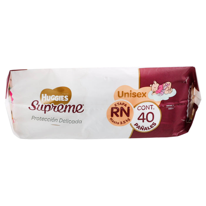 Pañal Huggies Supreme Unisex Rn Etapa 1 Con 40 - WeCare Pharma