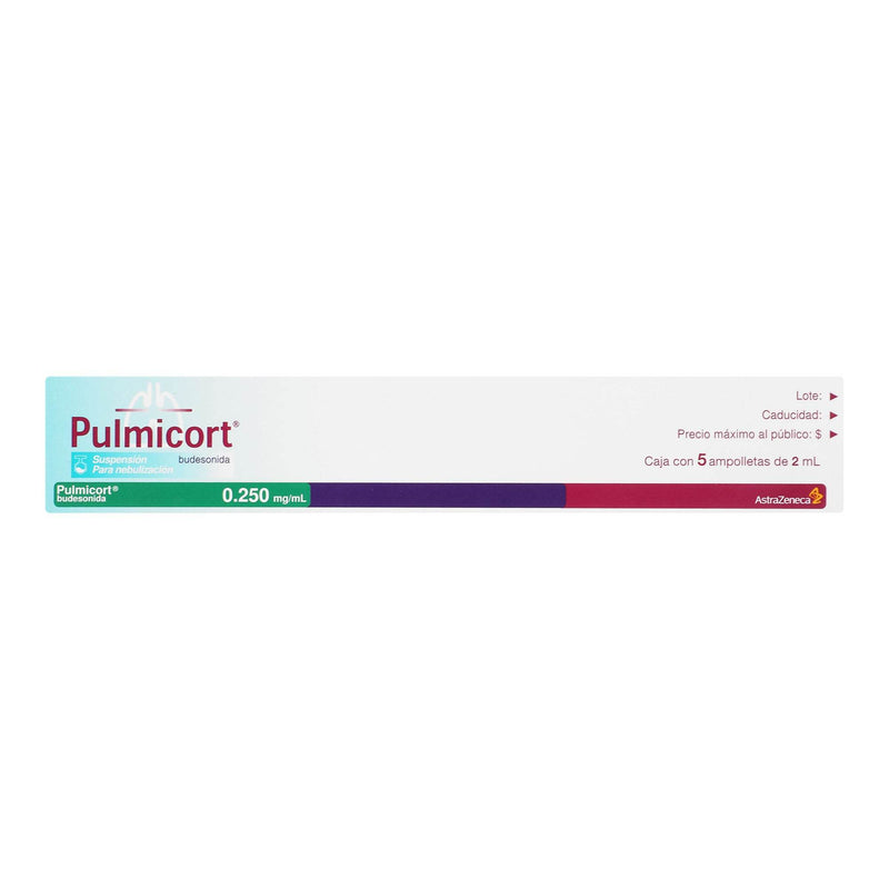 Pulmicort 0.250Mg/Ml 2Ml Con 5 Ampulas (Budesonida) - WeCare Pharma