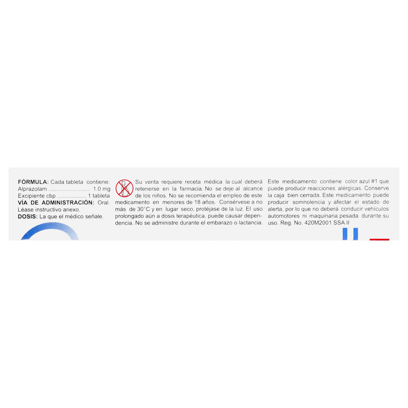 Farmapram (Alprazolam) Tabletas 1Mg Con 90 - WeCare Pharma