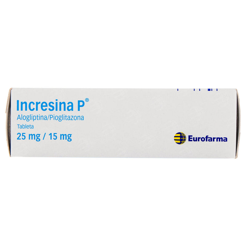Incresina P (Alogliptina/Pioglitazona) 25Mg/15Mg Tabletas Con 28 - WeCare Pharma