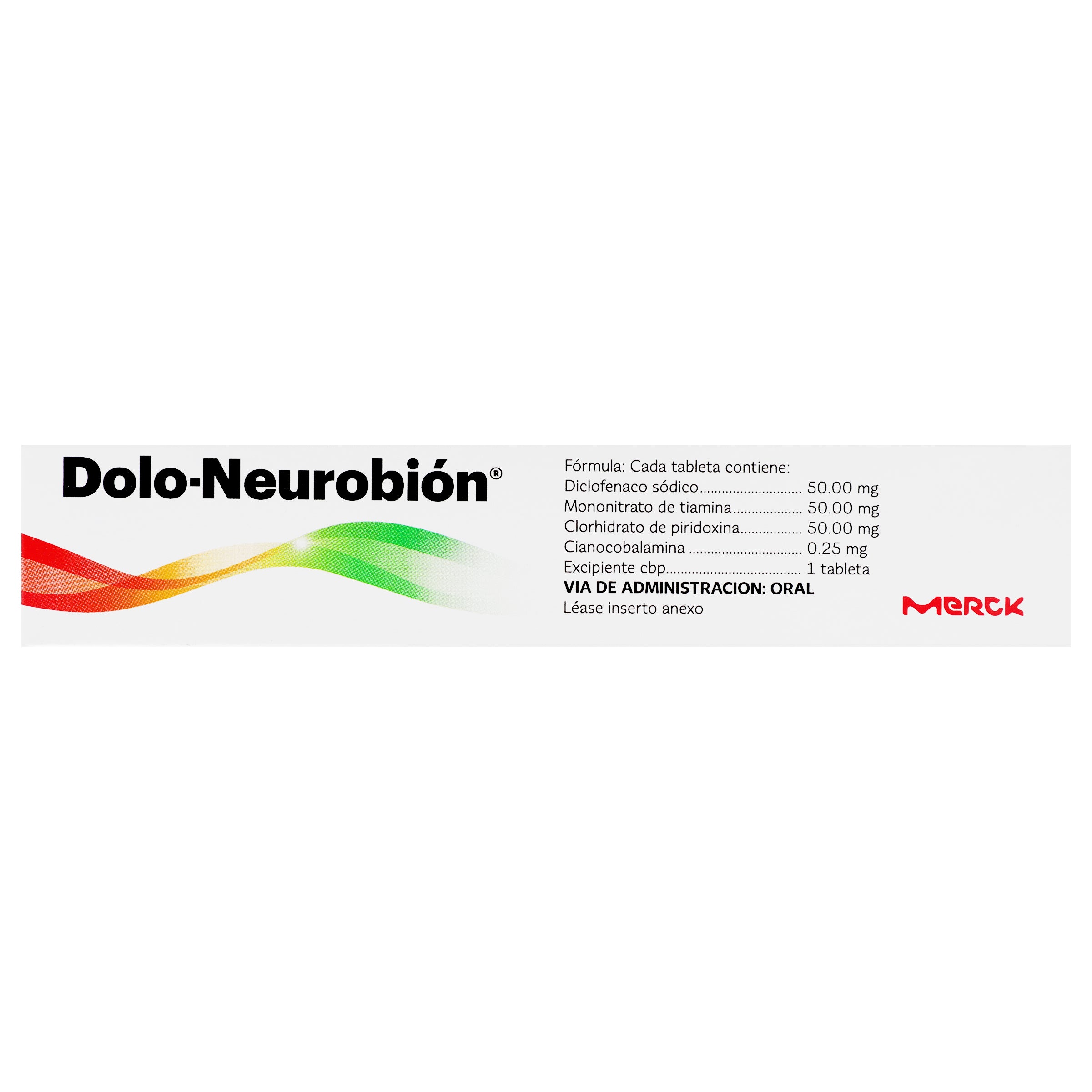 Dolo-Neurobion Con 10 Tabletas (Diclofenaco-Vit B) 5 - 7501298223711