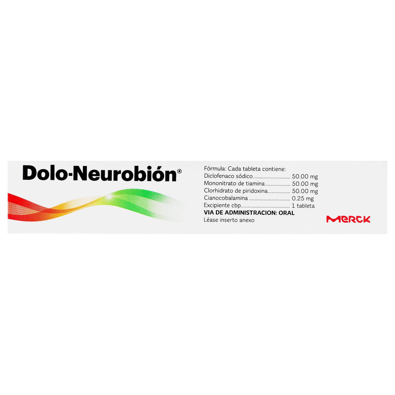 Dolo-Neurobion Con 10 Tabletas (Diclofenaco-Vit B) - WeCare Pharma