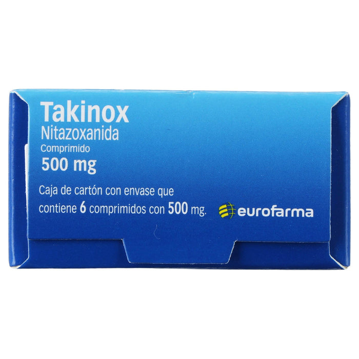 Takinox (Nitazoxanida) Comp 500Mg Con 6 - WeCare Pharma
