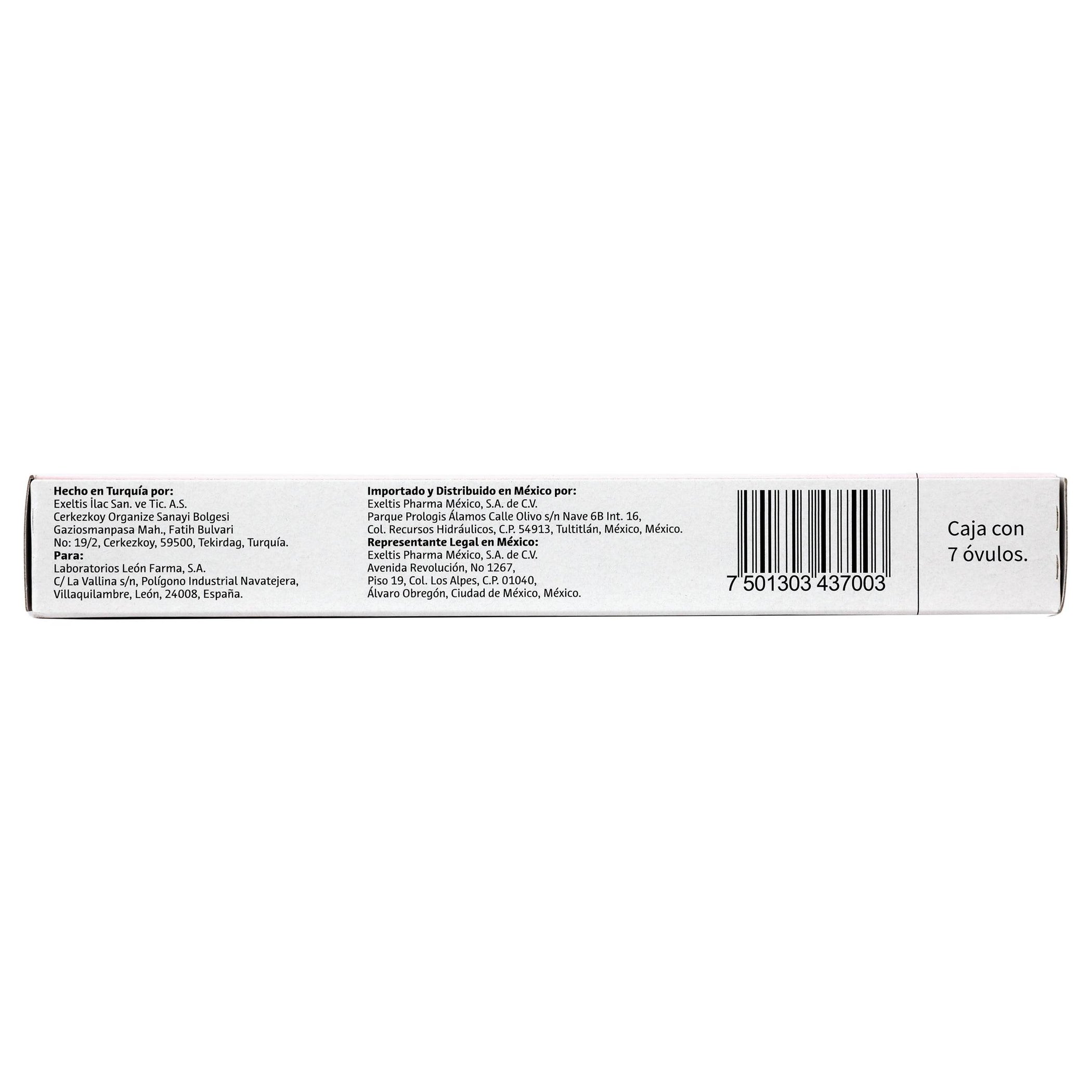 Gynotran Gynotran Ovulos 750Mg/200Mg Con 7 (Metronidazol/Miconazol) — WeCare Pharma