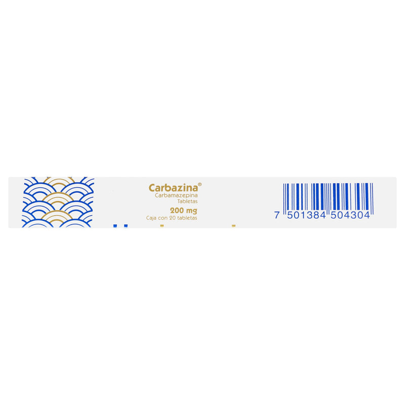 Carbazina 200Mg Con 20 Tabletas (Carbamazepina) - WeCare Pharma