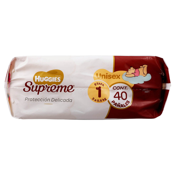 Pañal Huggies Supreme Unisex E1 Con 40 - WeCare Pharma