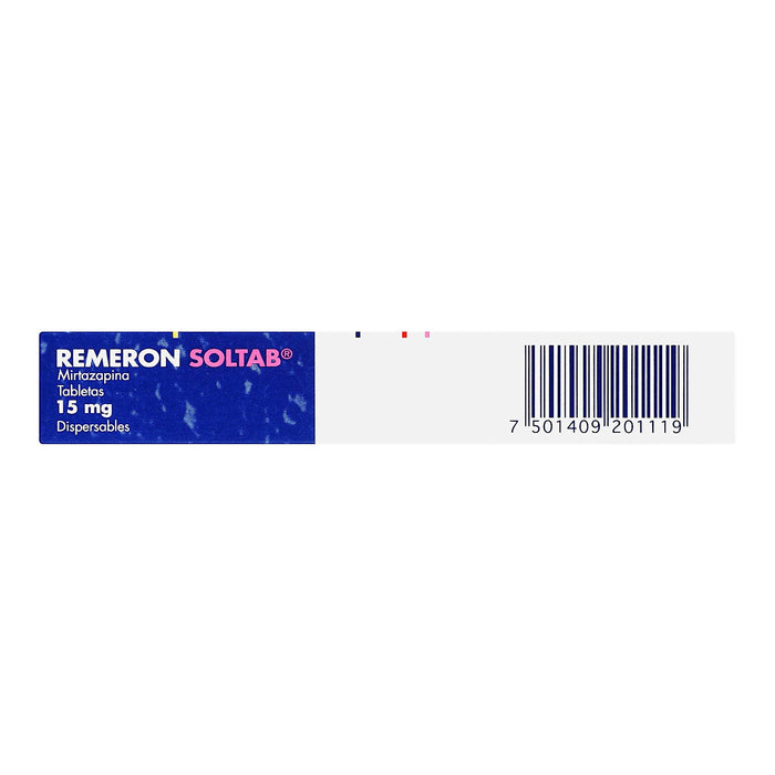 Remeron Soltab 15Mg Con 12 Tabletas (Mirtazapina) - WeCare Pharma