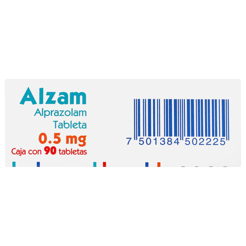 Alzam (Alprazolam) Tabletas 0.5Mg Con 90 - WeCare Pharma