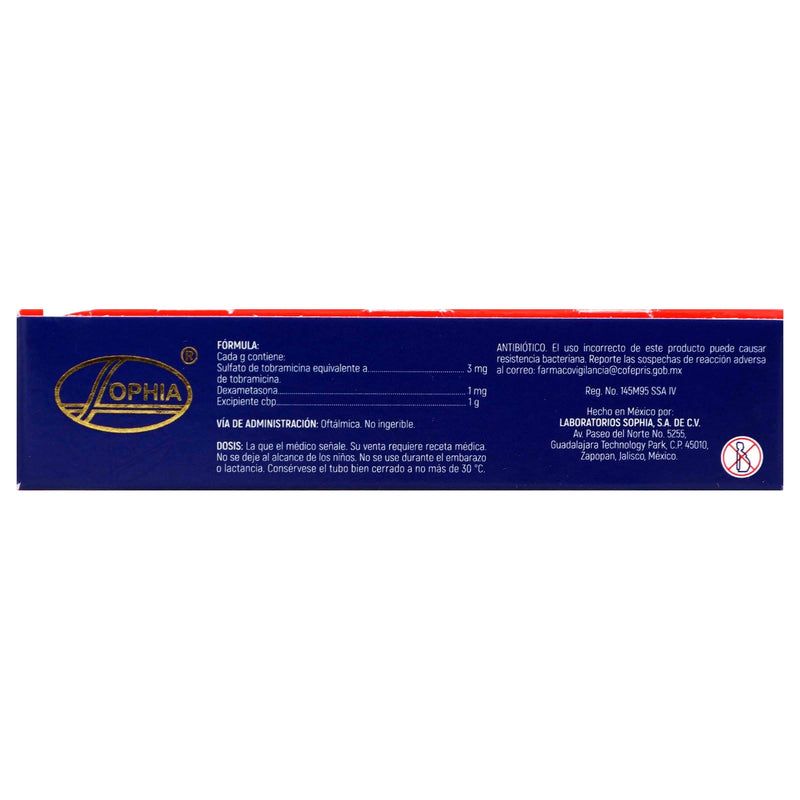 Trazidex Ung 3Mg/1Mg/G 3.5G (Tobramicina/Dexametasona) - WeCare Pharma