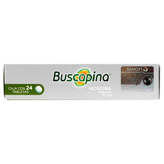 Buscapina 10Mg Con 24 Tabletas (Hioscina) 5 - 7501165011649