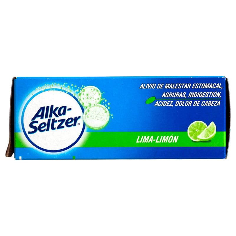 Alka-Seltzer Lima-Limon Efervecente V Con 12 Tabletas (Bicarbonato/Ac Citrico/ Ac Acetilsalicilico) - WeCare Pharma