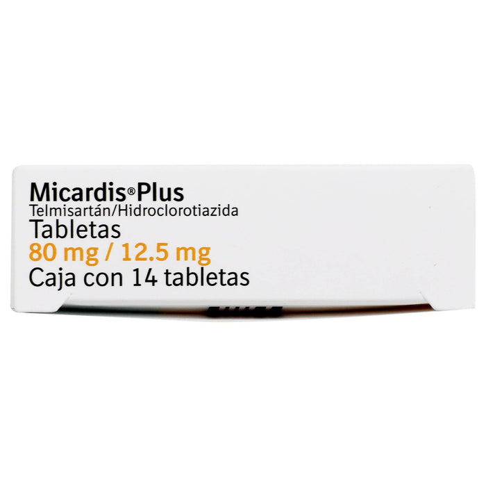 Micardis Plus 80Mg/12.5Mg Con 14 Tabletas (Telmisartan/Hidroclorotiazida) - WeCare Pharma