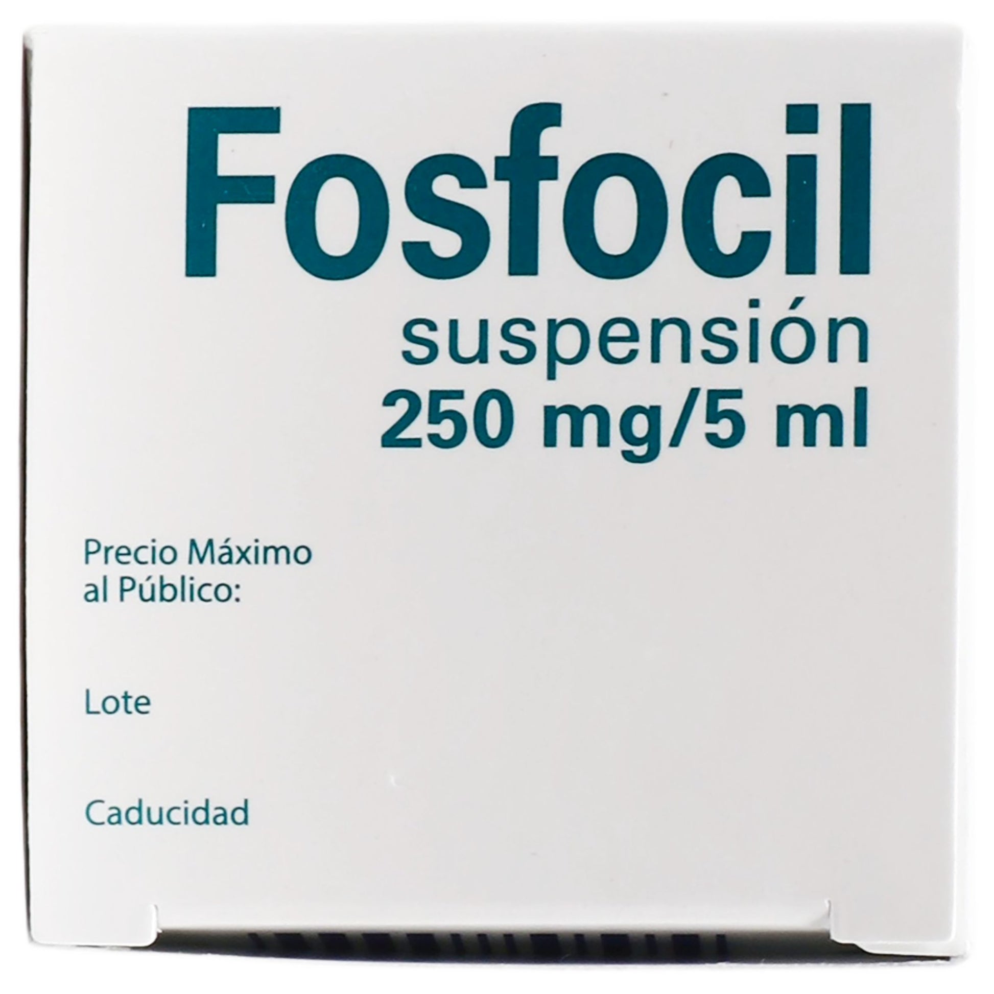 Fosfocil Suspensión 250Mg/5Ml 120Ml (Fosfomicina) 6 - 7501314701704