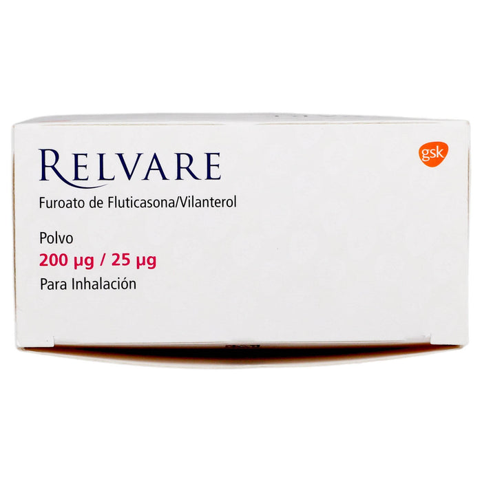 Relvare Disp Inh 200Mg/25Mg Con 30 Dosis (Fluticasona/Vilanterol) - WeCare Pharma