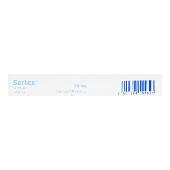 Sertex 50Mg Con 14 Tabletas (Sertralina) - WeCare Pharma