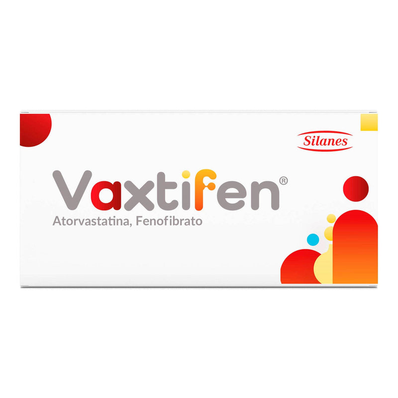Vaxtifen 20Mg/160Mg Con 30 Tabletas (Atorvastatina/Fenofibrato) - WeCare Pharma