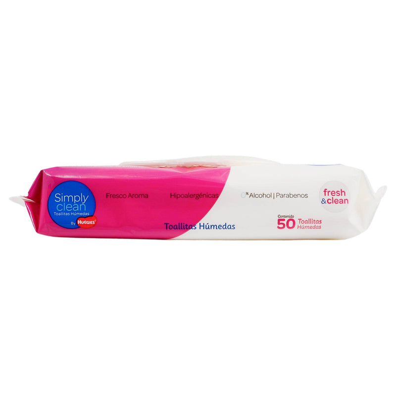 Toallitas Humedas Huggies Simply Clean Con 50 - WeCare Pharma