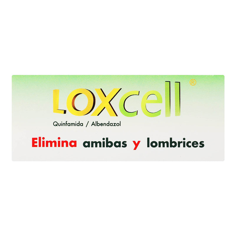 Loxcell Junior Suspensión 400Mg/200Mg 20Ml (Albendazol/Quinfamida) - WeCare Pharma