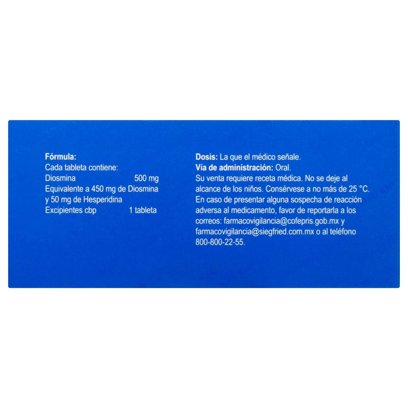 Espidorm 500Mg Con 60 Tabletas (Diosmina) - WeCare Pharma