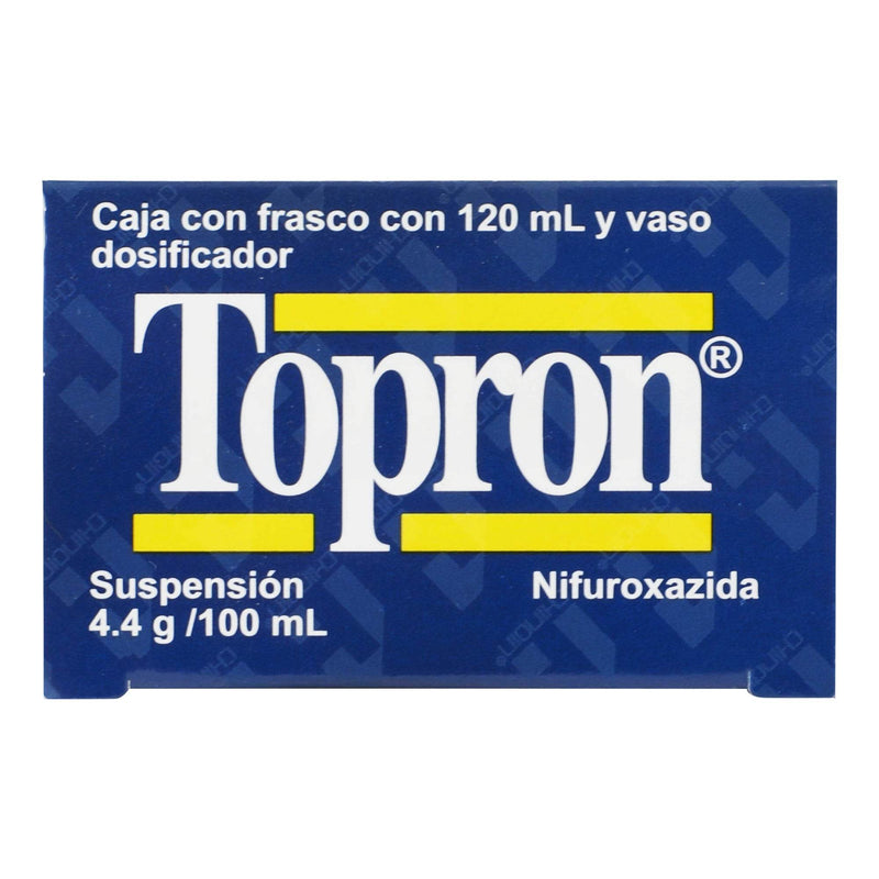 Topron Suspensión 4.4G/100Ml 120Ml (Nifuroxazida) - WeCare Pharma