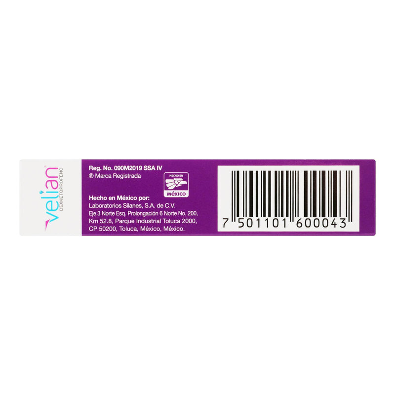 Velian 50Mg/2Ml Con 3 Ampulas (Dexketoprofeno) - WeCare Pharma