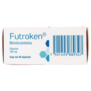 Futroken 100Mg Con 40 Capsulas (Nitrofurantoina) - WeCare Pharma