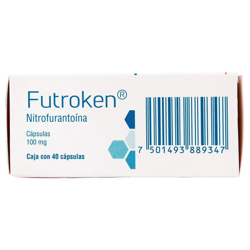 Futroken 100Mg Con 40 Capsulas (Nitrofurantoina) - WeCare Pharma