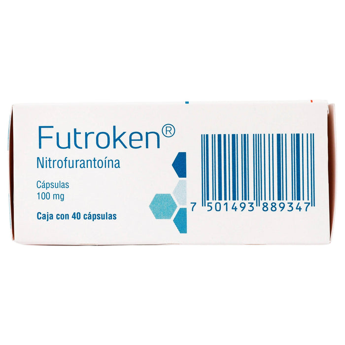 Futroken 100Mg Con 40 Capsulas (Nitrofurantoina) - WeCare Pharma