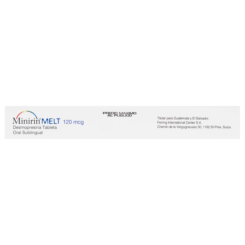 Minirin Melt Sl 120Mcg Con 30 Tabletas (Desmopresina) - WeCare Pharma