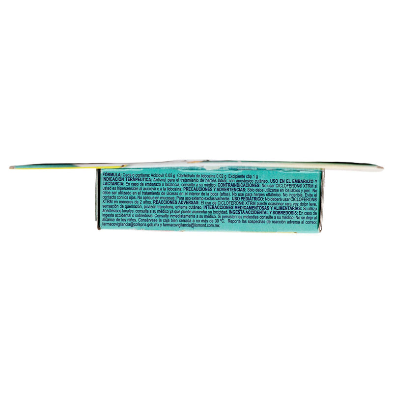 Cicloferon Xtrm Crema 2G (Aciclovir/Lidocaina) - WeCare Pharma