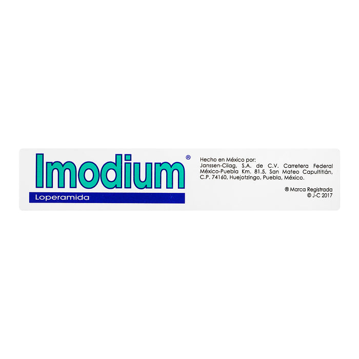 Imodium 2Mg Con 12 Tabletas (Loperamida) 5 - 7501109901067