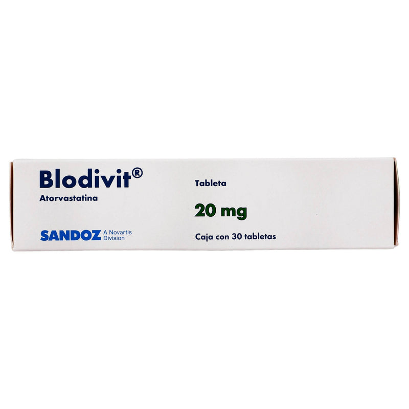 Blodivit 20Mg Con 30 Tabletas (Atorvastatina) - WeCare Pharma