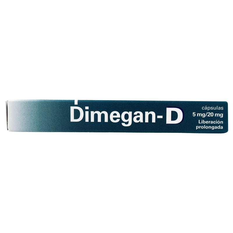 Dimegan D 5Mg/20Mg Con 10 Capsulas (Loratadina-Fenilefrina) - WeCare Pharma